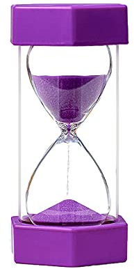 HDDH sanduhren Set für Kinder 1,3,5,10,15,30,45,60,min,Sanduhr deko - 8 Farben Mode Bunte