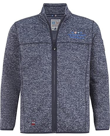 Jan Vanderstorm Herren Strickfleecejacke Kolmund dunkelblau, 3XL (XXXL) - 64/66