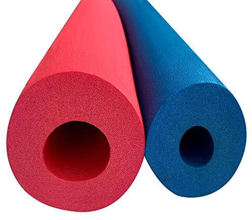 Xback Tubo Isolante Cavi, Isolante in Schiuma per Tubi, 16mm, 19mm, 25mm, 32mm Diametro Interno, Guaina Isolante per Tubi, per Isolamento Termico di Tubi d'Acqua in Esterno - 1,8m
