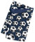 Wollhuhn Öko Jungen/Mädchen Leichter Lockerer Schlupfschal/Halstuch/Loop Baumwolle Zwei Lagen Jersey Übergangszeiten/Sommer 32132220 (Fußball Dunkelblau)