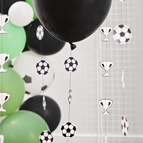 Ginger Ray Schwarz und Weiß Fußball Ballon Schwanz hängende Dekorationen