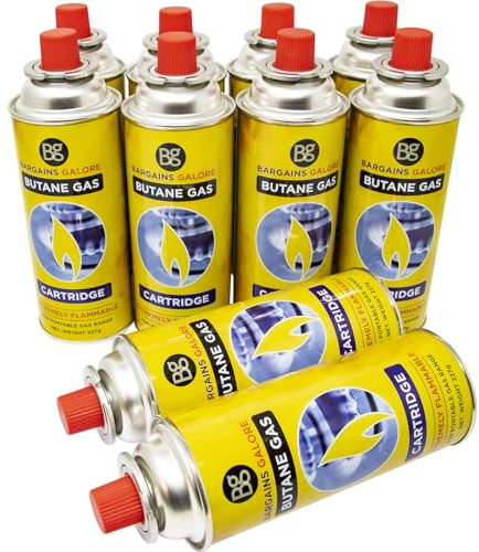 28 x Butane Gas Canisters - Suitable for Catering, Camping, Cooking & Heating | Outdoor Gas Canister for Portable Cooker Stove, Blowtorch, BBQ Grill, Weed Burner & Heater | EN417 Bottle Cartridge