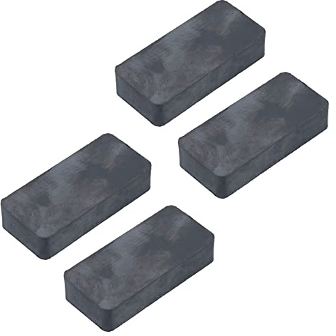 4pc Rectangular Ceramic Ferrite Magnets 48mm x 22mm x 10mm for Home Office