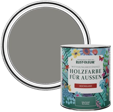 Rust-Oleum Grey Mould-Resistant Garden Paint In Gloss Finish - Art School 750ml