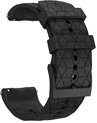 Wtukmo 24 millimetri di Ricambio Silicone Smart Watch Cinturini Per Suunto D5/7/9/Baro Spartan Sport Polso HR Baro Smartwatch Cinturini Braccialetto, 24mm, agata