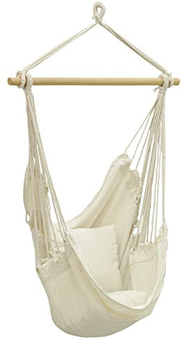 Fauteuil hamac en Coton et Cordes écru