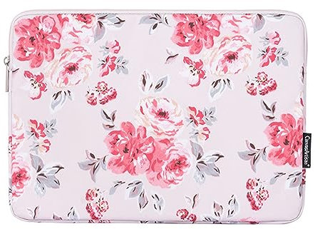 Hixingo Housse Ordinateur Portable 13/14/15 Pouces, Sacoche pour Portable Ordinateur Étanche avec 4 Couches de Protection Sac de Transport PC Compatible (11 Pouces,Rose Rose)