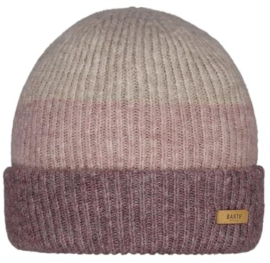 Barts Damen Beanie Suzam Wintermütze mit Streifen 6101 Mauve 40