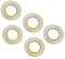 Nastro in fibra di vetro, Confezione da 5 Nastri Nastro Adesivo in Fibra di Vetro Nastro di reggiatura trasparente, Nastro Adesivo Rinforzato Adatto per Imballo Pesante, 50m x 15mm x 0,15mm
