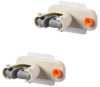 OSALADI Mop Broom Holder Wall Mounted Mop Hanger Broom Cupboard Storage Cleaning Supply Bathroom Storage Rack