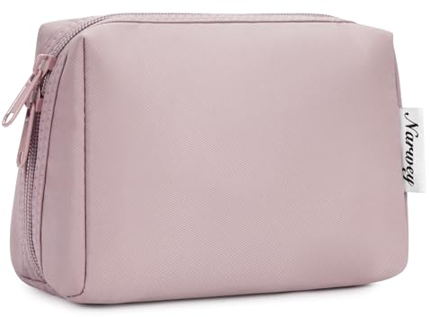 Narwey Trousse de Toilette de Voyage Trousse de Maquillage Moyen Organisateurs de Toilettes Accessoires de Voyage (Rose,Moyen)