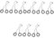 FRCOLOR 9 Sätze Wimpernzange aus Silikon halbe Wimpernzange Mini-Wimpernzange augenbrauen eyebrow Wimpernhalter werkzeug falsche wimpernklemme Clips zum Kräuseln Wimpern Metall