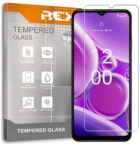 REY Verre Trempé pour Nokia G42 5G - Nokia C32, Protecteur d'écran qualité supérieure