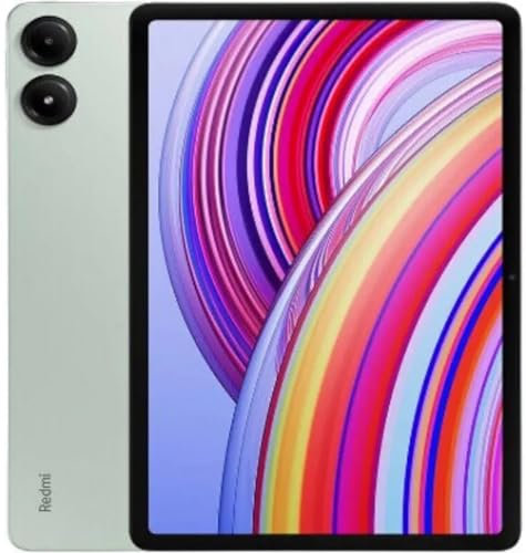 Xiaomi Redmi Pad Pro WiFi Version 12.1 Octa Core Global ROM 10000mAh Bluetooth 5.3 8MP Dual Camera + (33w Dual USB Fast Auto Combo) (Mint Green, 128GB + 6GB)