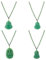 Hobbspring 4 Stile Halsketten Mit Anhänger Lachender Buddha Guan Yin Halskette Grüne Talisman Amulett Schutzhalskette Feng Shui Perlenkette Glashalskette Booda Halskette Glückskette Für Männer
