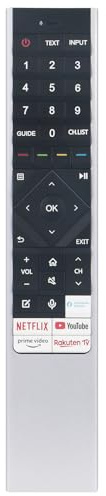 AULCMEET ERF6F64H Neu Replace Voice Remote passend für fit for Hisense ULED 4K UHD Smart TV 55U80GQ 55U81GQ 55U82GQ 55U8GQCH 55U80GQCH 55U88GQNE 55U86GQ 55U87GQ 55U88GQ 55U89GQ 55U86GQCH 55U87GQCH