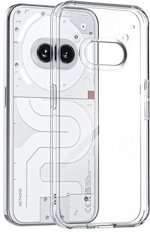 Oprimio Coque transparente pour Nothing Phone 2a / 2a Plus [Coque en silicone] [%100 % transparent] [Matériau allemand] [Ultra fin] Coque de protection transparente pour Nothing Phone 2a et 2a Plus