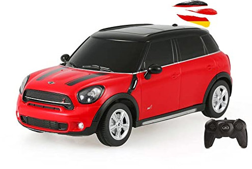 RC ferngesteuertes Auto im offiziell lizenzierten Design, Kompatibel mit Mini Cooper S Countryman Edition, Modell-Maßstab 1:24, Geländewagen, SUV Sport Racing Lizenzfahrzeug mit 2.4GHz Fernsteuerung