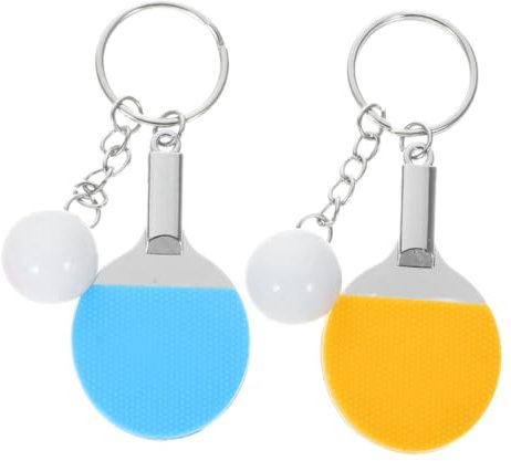 KITANDOVE 2pièces Porte-clés Mini Tennis De Table Souvenir Sportif Décorations De Pour Anniversaires Et Événements