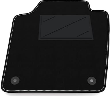 Automatte nur auf der Fahrerseite, 1 Stück, kompatibel mit Skoda Fabia 3 2014-2021 | 1 maßgeschneiderter Teppich