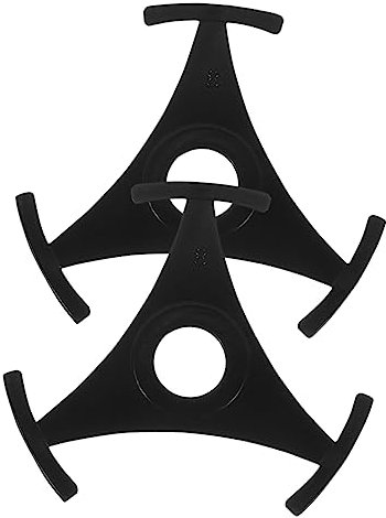 HOMSFOU Adaptateur De Platine Vinyle Triangle 2pcs Accessoires pour Tourne Disque Compatible avec Les Vinyles