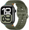 Netolo Sportarmband Kompatibel mit Apple Watch Armband 40mm 41mm 42mm 38mm, Weiches Silikon Ersatz Armbänder Kompatibel mit iWatch SE Series 10 9 8 7 6 5 4 3 2 1 Herren Damen