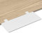 Suptek Clamp-on 9.5 x 23.6 inch Desk Extender, Wrist Support, Foldable Keyboard Tray Platform, Suitable for Office Desks, White, DSF3LW