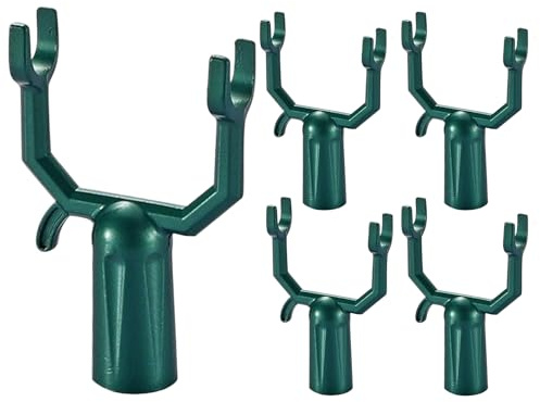 Nudorpn Metall-Aststützen 5er Set, verstellbare rostfreie Halter aus legiertem Stahl für Obstbäume, Kletterpflanzen, Gemüsebeet, Ziergarten und Freiland