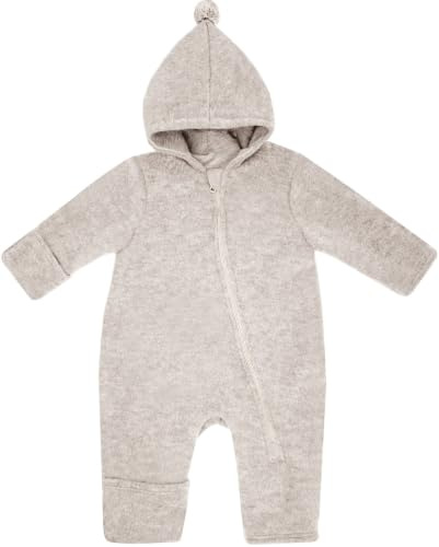 maximo GOTS BABY-Overall, Wollfleece Reißverschluss, Jersey, Pompon Wollfleece