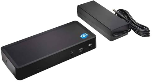 SIMPLETEK - Dockingstation - Kompatibel mit MacBook Pro Air M1 M2 Kompatibel mit Asus ZenBook | HDMI DP USB | Mit Netzteil (Generalüberholt)