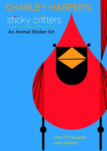 Charley Harper's Sticky Critters an Animal Sticker Kit