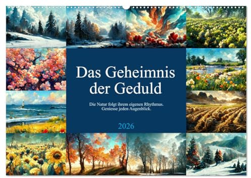 Das Geheimnis der Geduld (Wandkalender 2026 DIN A2 quer), CALVENDO Monatskalender (CALVENDO Natur)