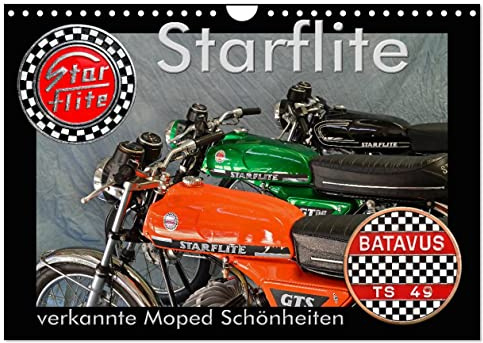 Starflite verkannte Moped Schönheiten (Wandkalender 2026 DIN A4 quer), CALVENDO Monatskalender