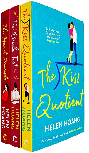 The Kiss Quotient Series 3 Books Collection Set By Helen Hoang (The Kiss Quotient, The Bride Test & The Heart Principle)