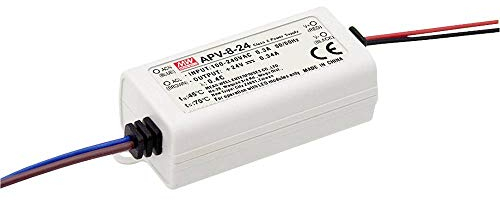 MEAN WELL Well APV-8-5 LED-Trafo Konstantspannung 7W 0-1.4A 5 V/DC Nicht dimmbar, Ueberlastschutz