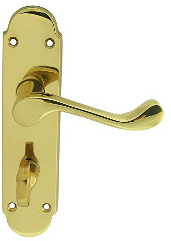 Carlisle Brass DL168WC/BP Oakley Lever ON Backplate-Bathroom 57MM C/C