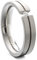 Heideman Ring Damen Paari mit Kerbe aus Edelstahl silber farben matt Damenring für Frauen mit Stein Zirkonia weißss im Brillantschliff Crystal Gr.49 hr7009-4-1-49
