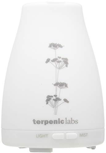 TERPENIC | Aromadifusor Bruma Herbal | Difusor De Aceites Esenciales | con Vaporización De Agua por Ultrasonido | Iluminación Ideal para Restaurar La Humedad Ambiental