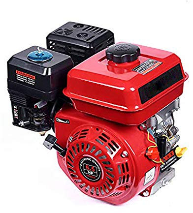 Fayelong Petrol Engine (20mm / 22mm Shaft, Low Oil Protection, Air-cooled Singel Cylinder 4-stroke Gasoline Engine, Recoil Start) for Lawn Mower