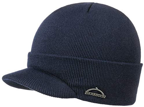 Barascon Beanie Mütze mit Ventil - für Array, Dunkelblau, Einheitsgre