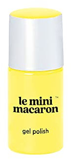 Le Mini Macaron • 3-in-1 UV Nail Polish • Semi-Permanent Nail Gel • LED Drying • Lemon Sorbet Yellow Colour • 10 ml