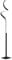 Reality Leuchten LED Stehleuchte Course R42051132, Metall Schwarz matt, inkl. 11 Watt LED, Switch Dimmer