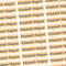 Namensaufkleber Erwachsene Altenheim, Pflegeheim & Krankenhaus - 36x7 mm - 150 Sticker personalisierte Namensetiketten für Eigentum, Bücher, Möbel, Hausschuhe, Brillenetui, Gehstock - sand