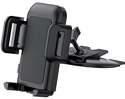 Handyhalterung für Auto, CD-Schlitz, Auto-Handyhalterung, Ein-Knopf-Entriegelung, KFZ-Handyhalterung, kompatibel mit iPhone 14 13 12 11 Pro XR XS MAX Galaxy S20 S20+ S10 S10 S9 S8 10