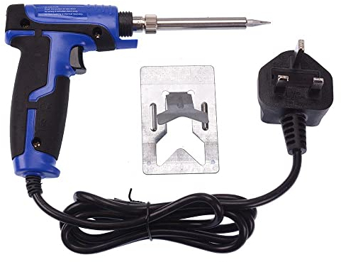 40W Mains Powered Soldering Iron Gun UK Plug Basic Electronics DIY Hobby Repairs Easy