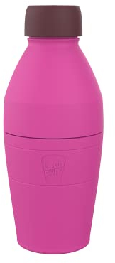 KeepCup Water Bottle, Reusable Insulated Stainless Steel Dual Opening with Leakproof Steel Cap, 18oz/530ml - Sun Up