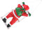 Tyenaza Escalada de Papá Noel, Adorno de Navidad Muñeco de Peluche de Papá Noel en la Escalera de cuerda Árbol de Navidad Colgante Decoración Interior al Aire Libre para la Pared del Hogar del Partido
