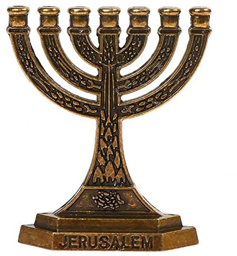 Danlai Mini Menorah Kerzenhalter Ornamente Für Shabbat Tabernacle Jüdische Kerzenhalter Home Decor Tisch Herzstück Display