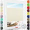 Schuette® Plissee nach Maß mit Bohren ● Premium Kollektion: Vanilla Ice Cream (Creme) ● 80-89 x 100-119cm (Breite x Höhe) ● Suprafix Faltrollo Befestigung ● Bequeme Rollo