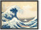 HAUS AND HUES The Great Wave Print – Asian Art Classic Kanagawa Wave Poster Japanisches Poster Ocean Art, Japanische Wandkunst Ozean-Poster, Japanische Kunst Hokusei Poster Wave Wall Art (30,5 x 40,6